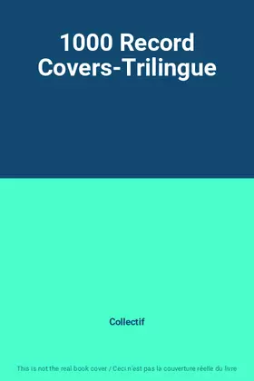 Couverture du produit · 1000 Record Covers-Trilingue