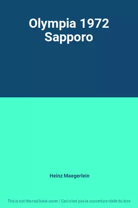 Couverture du produit · Olympia 1972 Sapporo