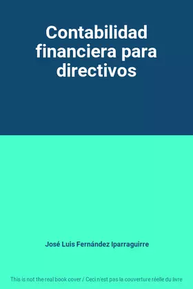 Couverture du produit · Contabilidad financiera para directivos