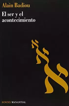 Couverture du produit · Ser y El Acontecimiento (Spanish Edition)