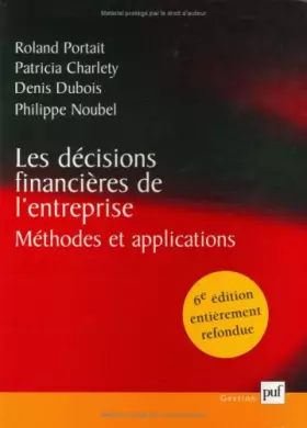 Couverture du produit · Les Décisions financières dans l'entreprise