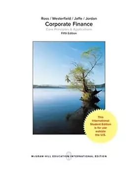 Couverture du produit · Corporate Finance: Core Principles Appli