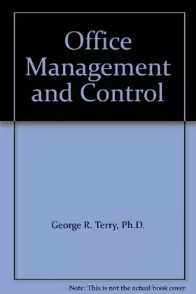 Couverture du produit · Office Management and Control