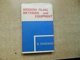 Couverture du produit · Modern filing methods and equipment