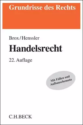 Couverture du produit · Handelsrecht: mit Grundzügen des Wertpapierrechts