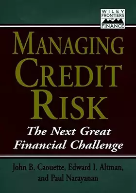 Couverture du produit · Managing Credit Risk: The Next Great Financial Challenge