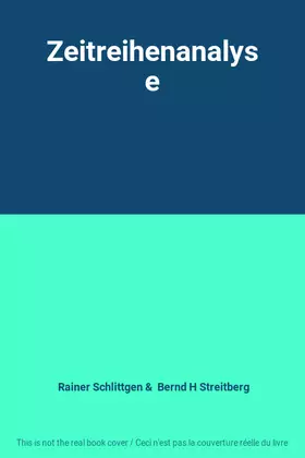 Couverture du produit · Zeitreihenanalyse