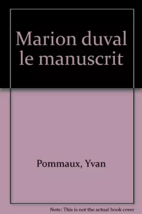 Couverture du produit · Marion Duval, Tome 5 : Le manuscrit
