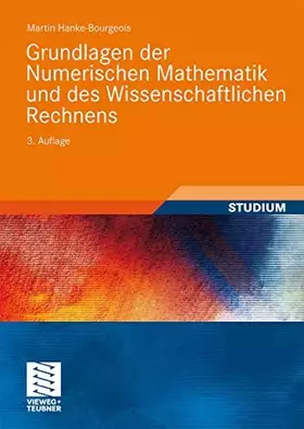 Couverture du produit · Grundlagen der Numerischen Mathematik und des Wissenschaftlichen Rechnens
