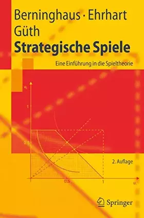Couverture du produit · Strategische Spiele: Eine Einführung in die Spieltheorie (Springer-Lehrbuch)