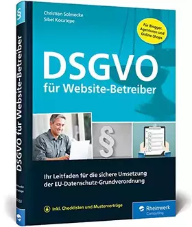 Couverture du produit · DSGVO für Website-Betreiber: Ihr Leitfaden für die sichere Umsetzung der EU-Datenschutz-Grundverordnung