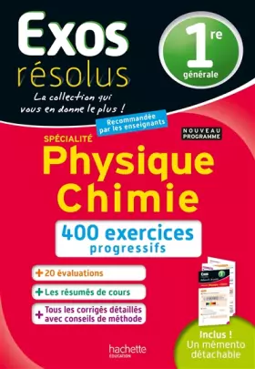 Couverture du produit · Exos Résolus SPECIALITE Physique-Chimie 1re