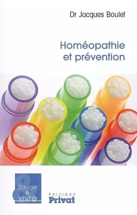 Couverture du produit · Homéopathie et prévention