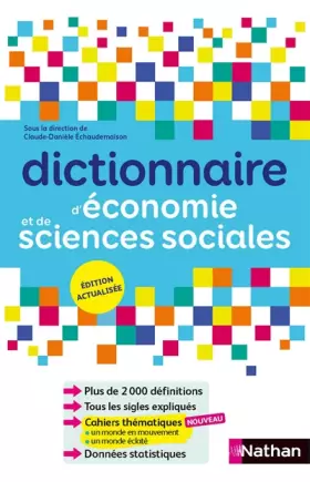 Couverture du produit · Dictionnaire d'économie et de sciences sociales