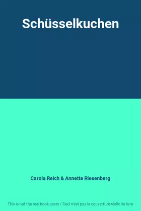 Couverture du produit · Schüsselkuchen