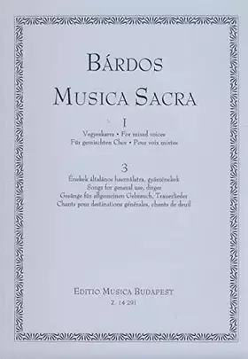 Couverture du produit · MUSICA SACRA FUR GEMISCHTEN CHOR GESANGE FUR ALL CHANT