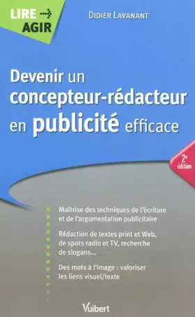 Couverture du produit · Devenir un concepteur-rédacteur en publicité efficace