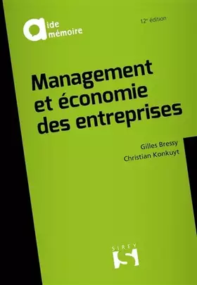 Couverture du produit · Management et économie des entreprises. 12e éd.