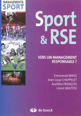 Couverture du produit · Sport & RSE : Vers un management responsable ?