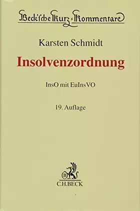 Couverture du produit · Insolvenzordnung: InsO mit EuInsVO