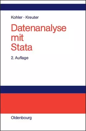 Couverture du produit · Datenanalyse mit Stata: Allgemeine Konzepte der Datenanalyse und ihre praktische Anwendung