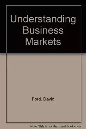 Couverture du produit · Understanding Business Markets