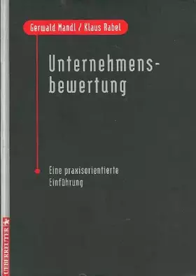 Couverture du produit · Unternehmensbewertung: Eine praxisorientierte Einführung