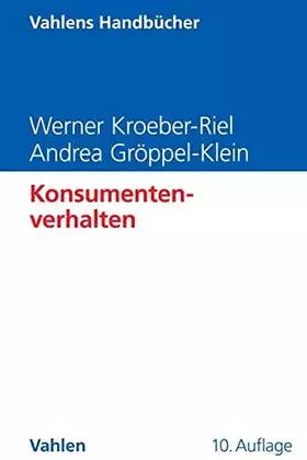 Couverture du produit · Konsumentenverhalten