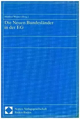 Couverture du produit · Die Neuen Bundesländer in der EG