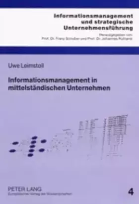 Couverture du produit · Informationsmanagement in mittelständischen Unternehmen: Eine mikroökonomische und empirische Untersuchung (Informationsmanagem