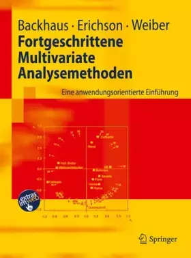 Couverture du produit · Fortgeschrittene Multivariate Analysemethoden: Eine anwendungsorientierte Einführung (Springer-Lehrbuch)