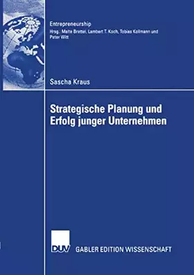 Couverture du produit · Strategische Planung und Erfolg junger Unternehmen