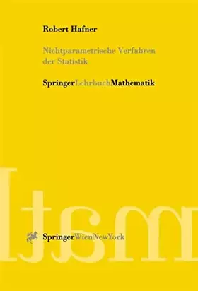 Couverture du produit · Nichtparametrische Verfahren der Statistik (German Edition)