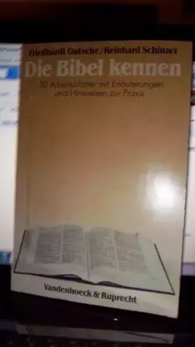 Couverture du produit · Die Bibel kennen: 30 Arbeitsblätter mit Erläuterungen und Hinweisen zur Praxis