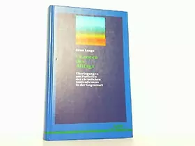 Couverture du produit · Chancen des Alltags. Überlegungen zur Funktion des christlichen Gottesdienstes in der Gegenwart