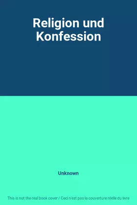 Couverture du produit · Religion und Konfession