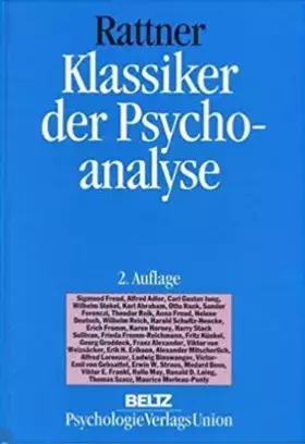 Couverture du produit · Klassiker der Psychoanalyse