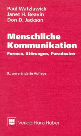 Couverture du produit · Menschliche Kommunikation