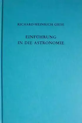 Couverture du produit · Einführung in die Astronomie
