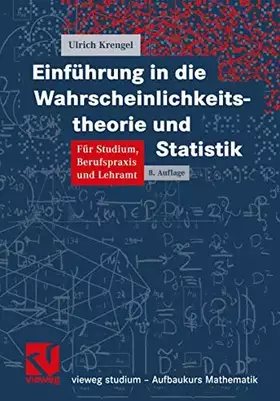 Couverture du produit · Einführung in die Wahrscheinlichkeitstheorie und Statistik (vieweg studium Aufbaukurs Mathematik) (German Edition): Für Studium