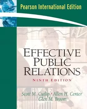 Couverture du produit · Effective Public Relations: International Edition