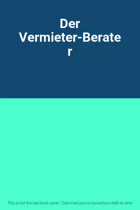 Couverture du produit · Der Vermieter-Berater