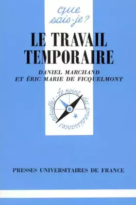 Couverture du produit · Le travail temporaire