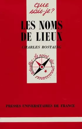 Couverture du produit · Les Noms de lieux