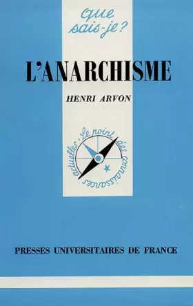 Couverture du produit · L'Anarchisme