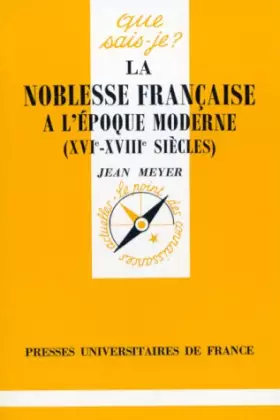 Couverture du produit · La noblesse française à l'époque moderne