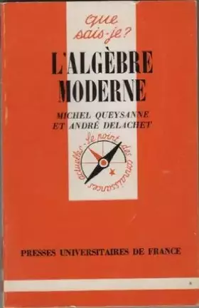 Couverture du produit · L'algèbre moderne