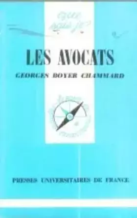 Couverture du produit · Les Avocats (Que sais-je)
