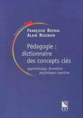 Couverture du produit · Pédagogie, dictionnaire des concepts clés