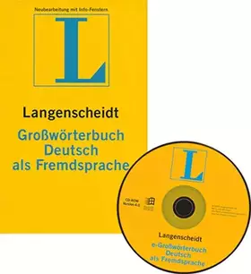 Couverture du produit · Langenscheidt Großwörterbuch Deutsch als Fremdsprache. Mit CD-ROM.